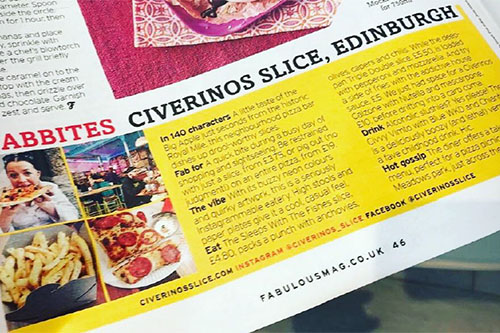 fabulous magazine civerinos pizza